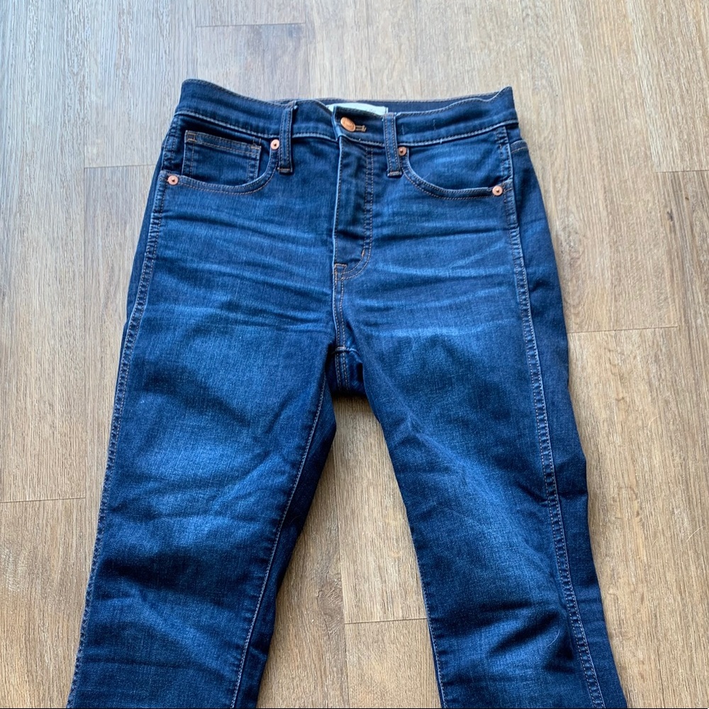 Madewell women’s jeans 10” high rise skinny
